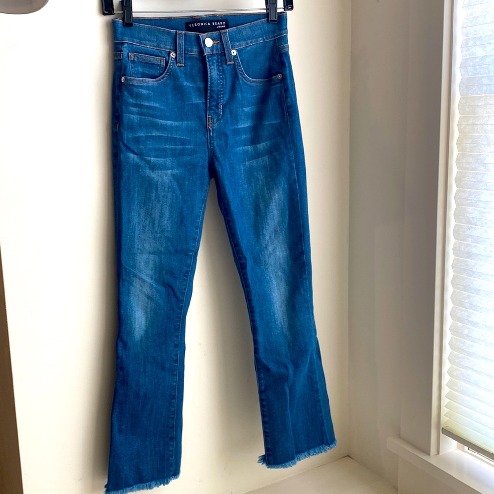Victoria Beard Carly kick flare high-rise jeans